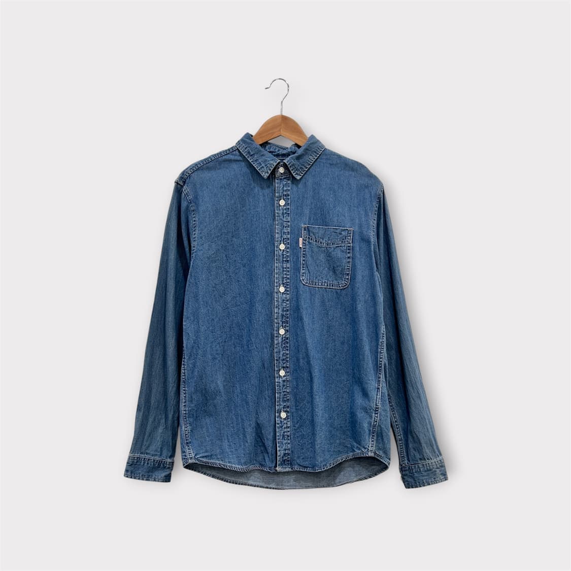 트루릴리젼 포켓 데님 셔츠 청남방 95 상품이미지1