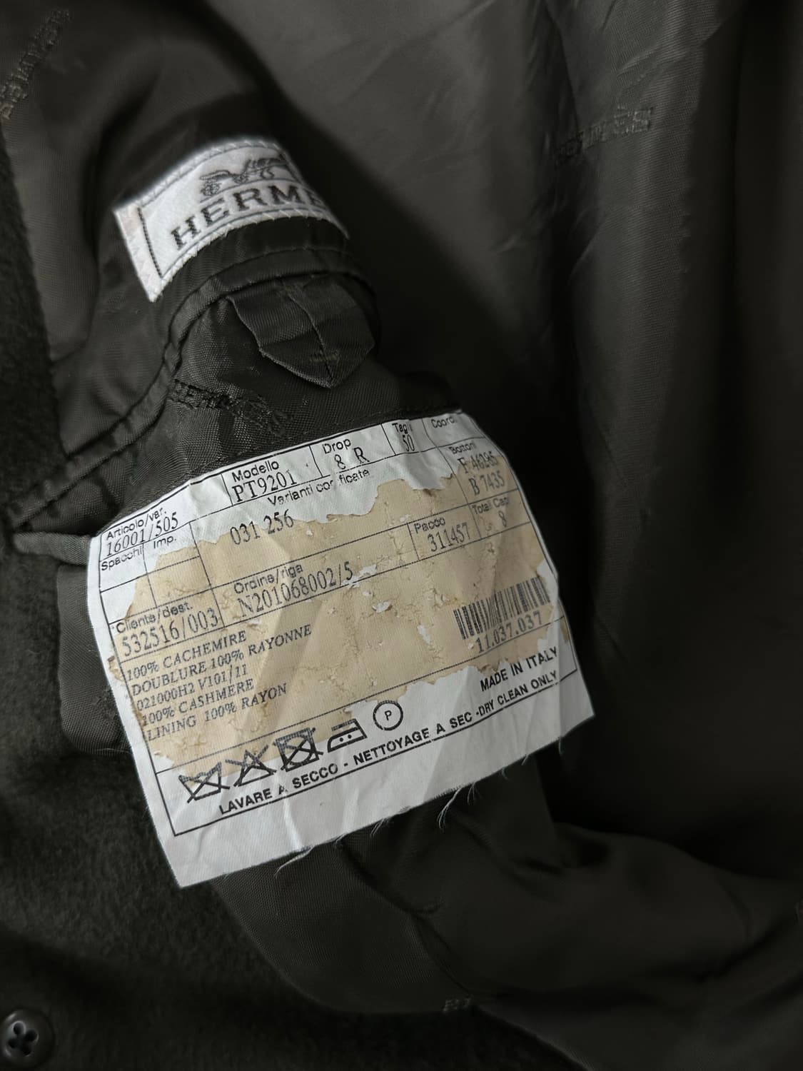 에르메스 퓨어 캐시미어 코트 상품이미지10