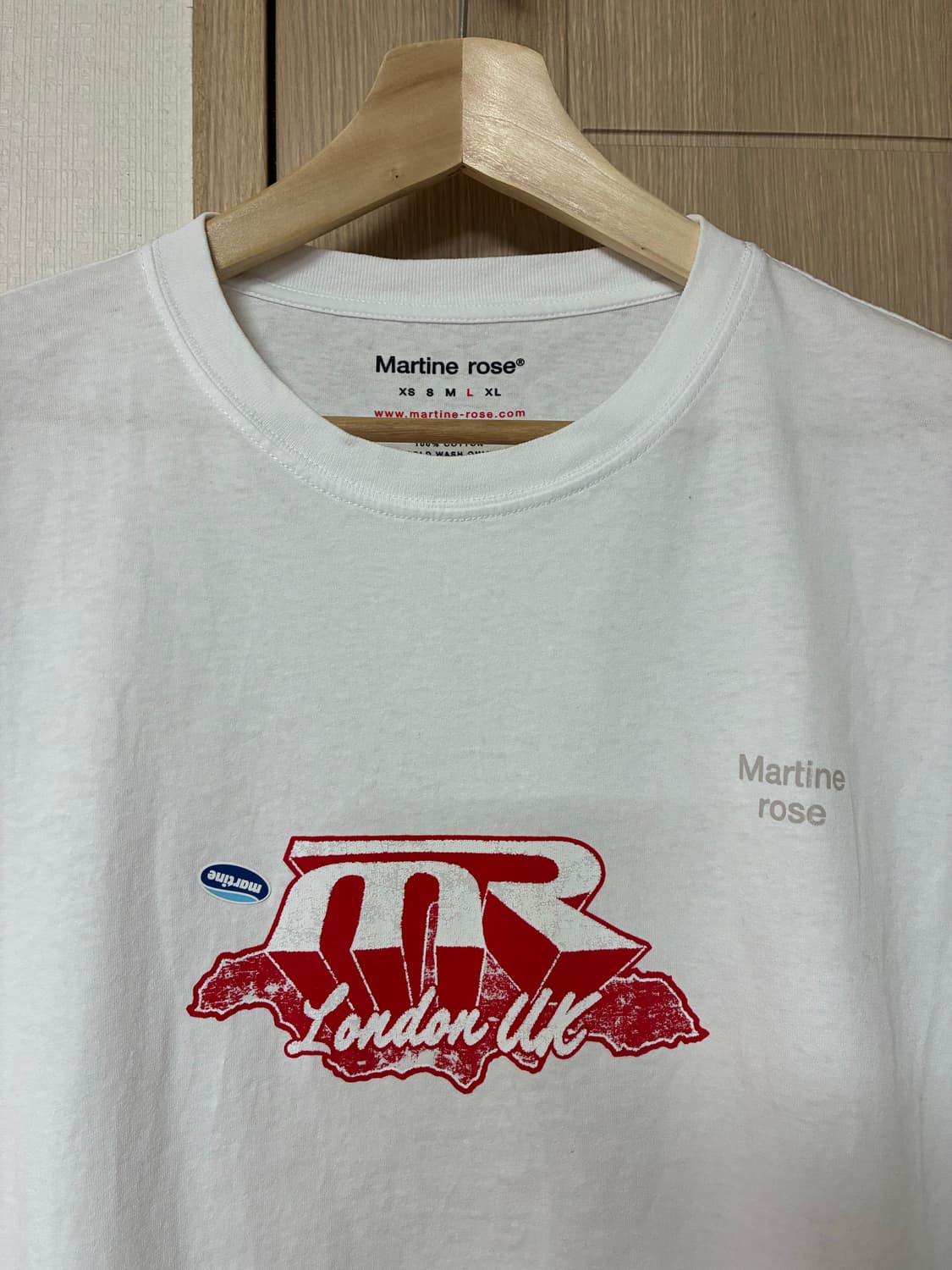 [L]마틴로즈 MR 자메이카 클래식 티셔츠 화이트 상품이미지2