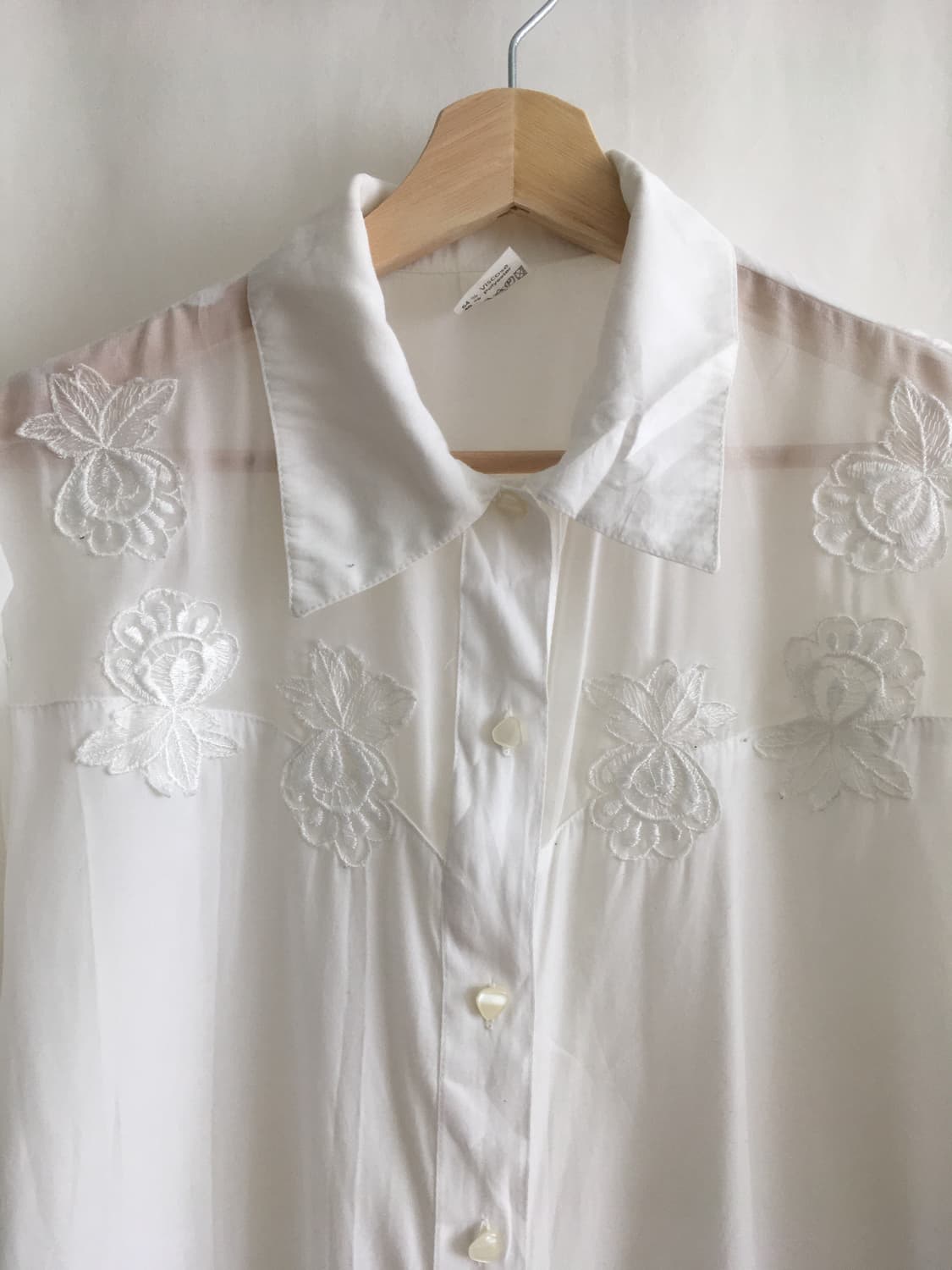 Floral sheer shirt (Europe) 상품이미지4