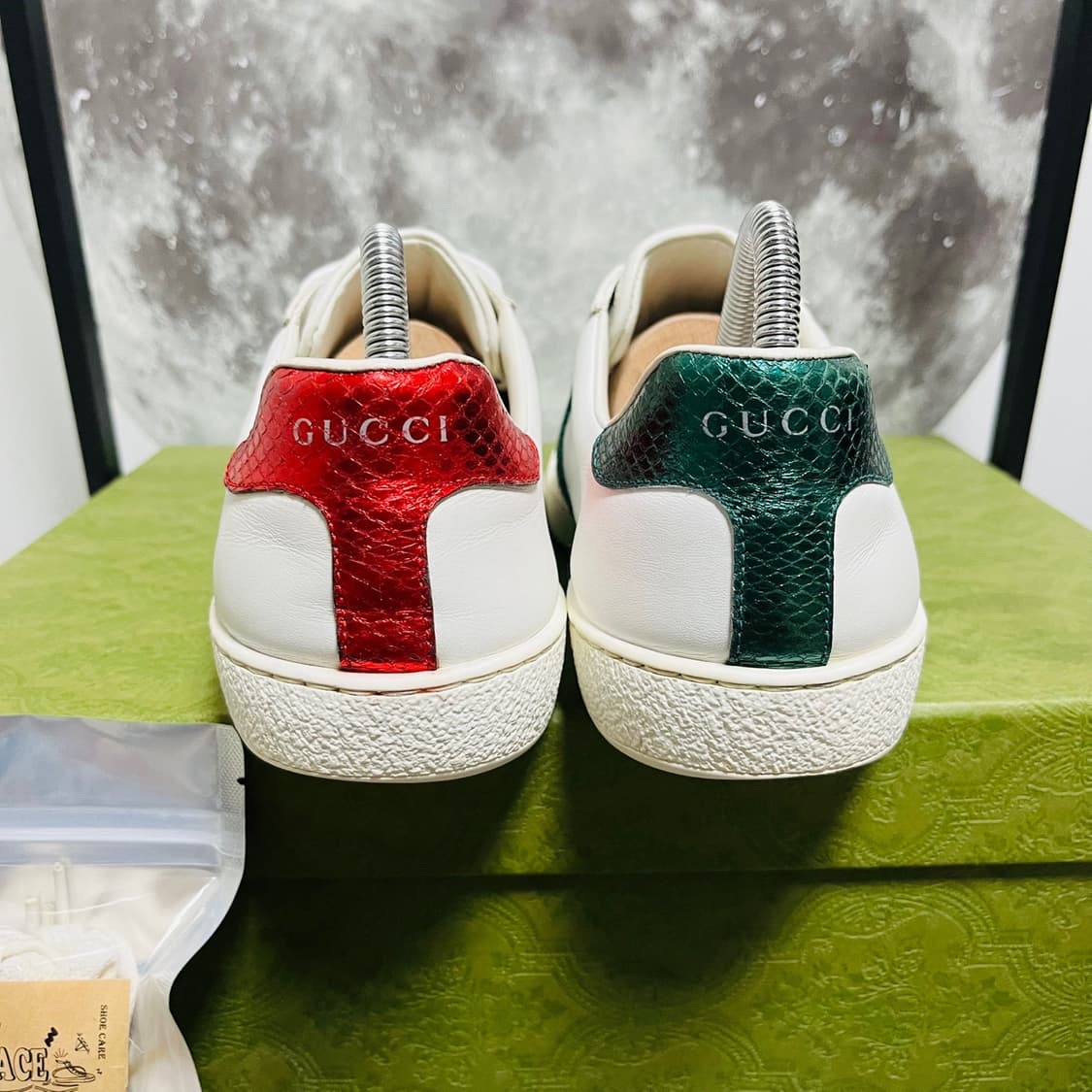 정품 6.5) 구찌 에이스 스네이크 스니커즈 265~270 상품이미지4