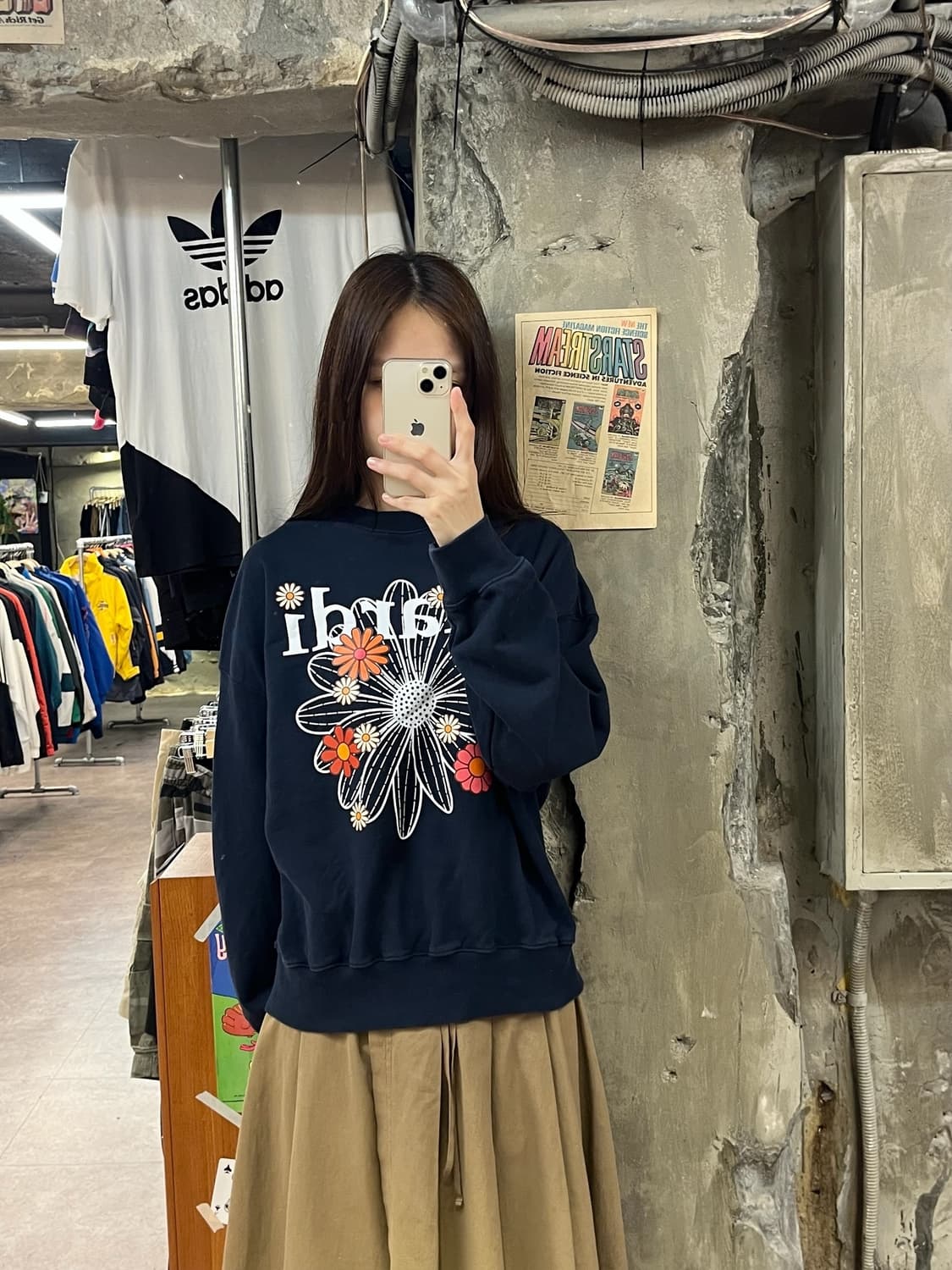 마르디 메르크디 맨투맨 네이비 M #csz872 상품이미지2