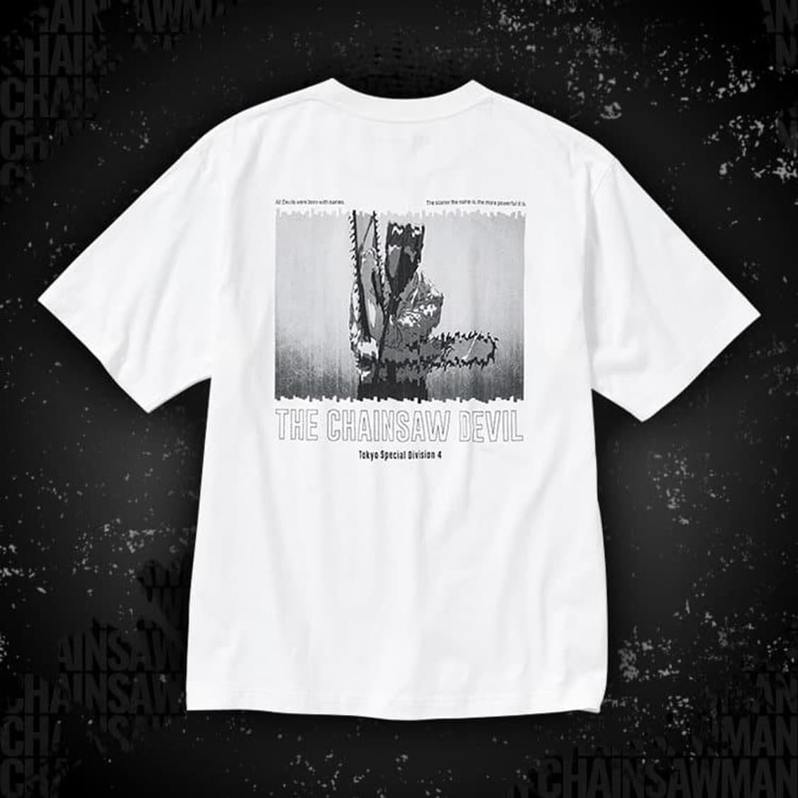 [미개봉] 체인소맨 유니클로 반팔티 L 판매 상품이미지1