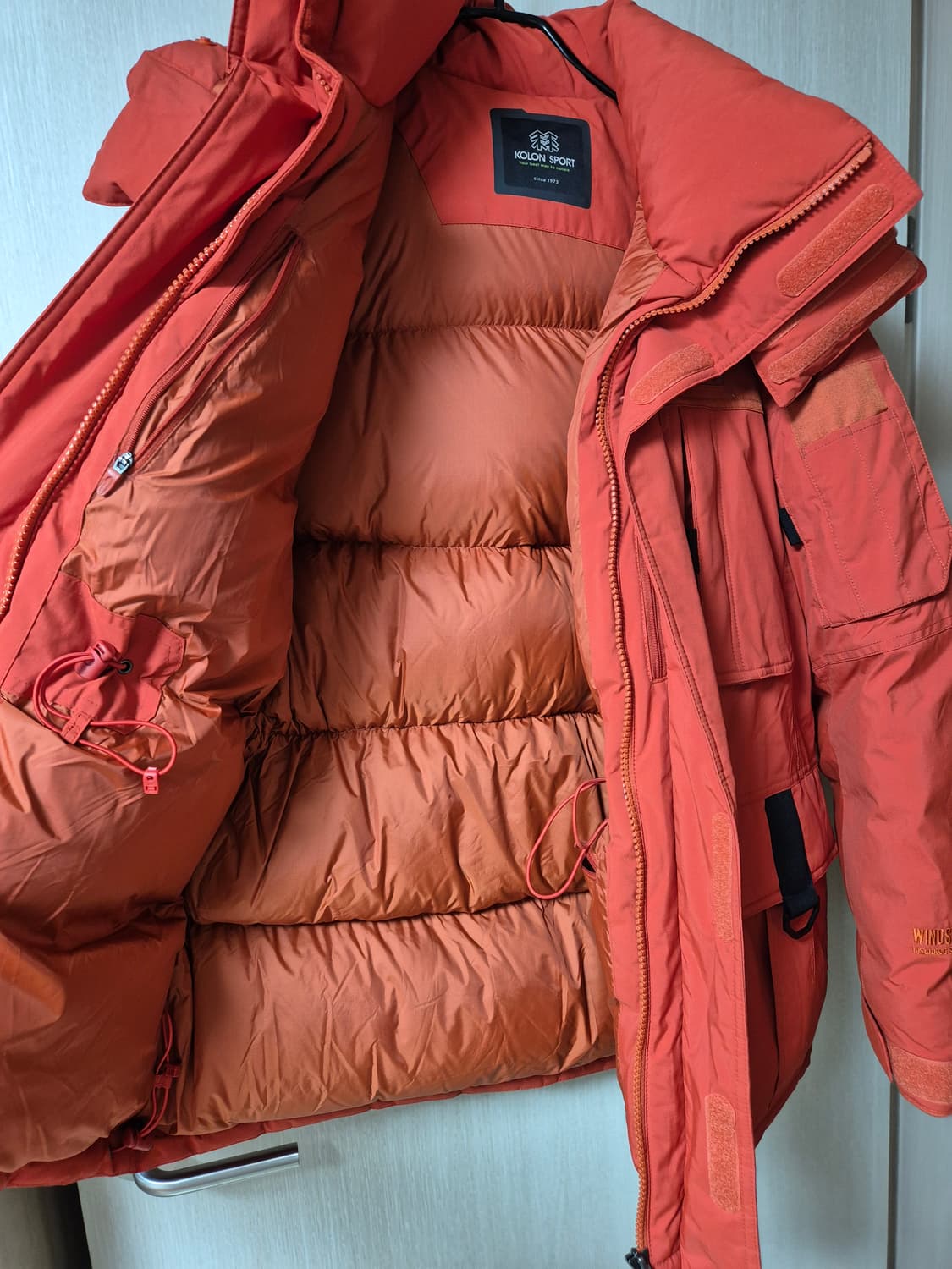 (새제품급) 코오롱 안타티카 구스패딩 100  대장 패딩 상품이미지9