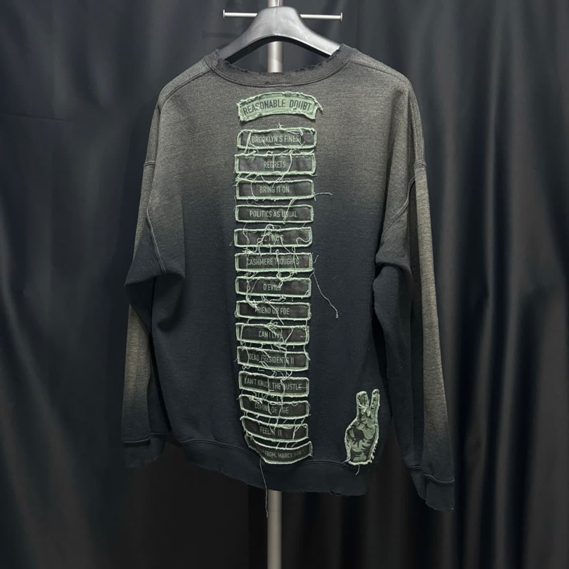 L) 메이드원 madeworn Jay-Z 스웻셔츠 상품이미지1