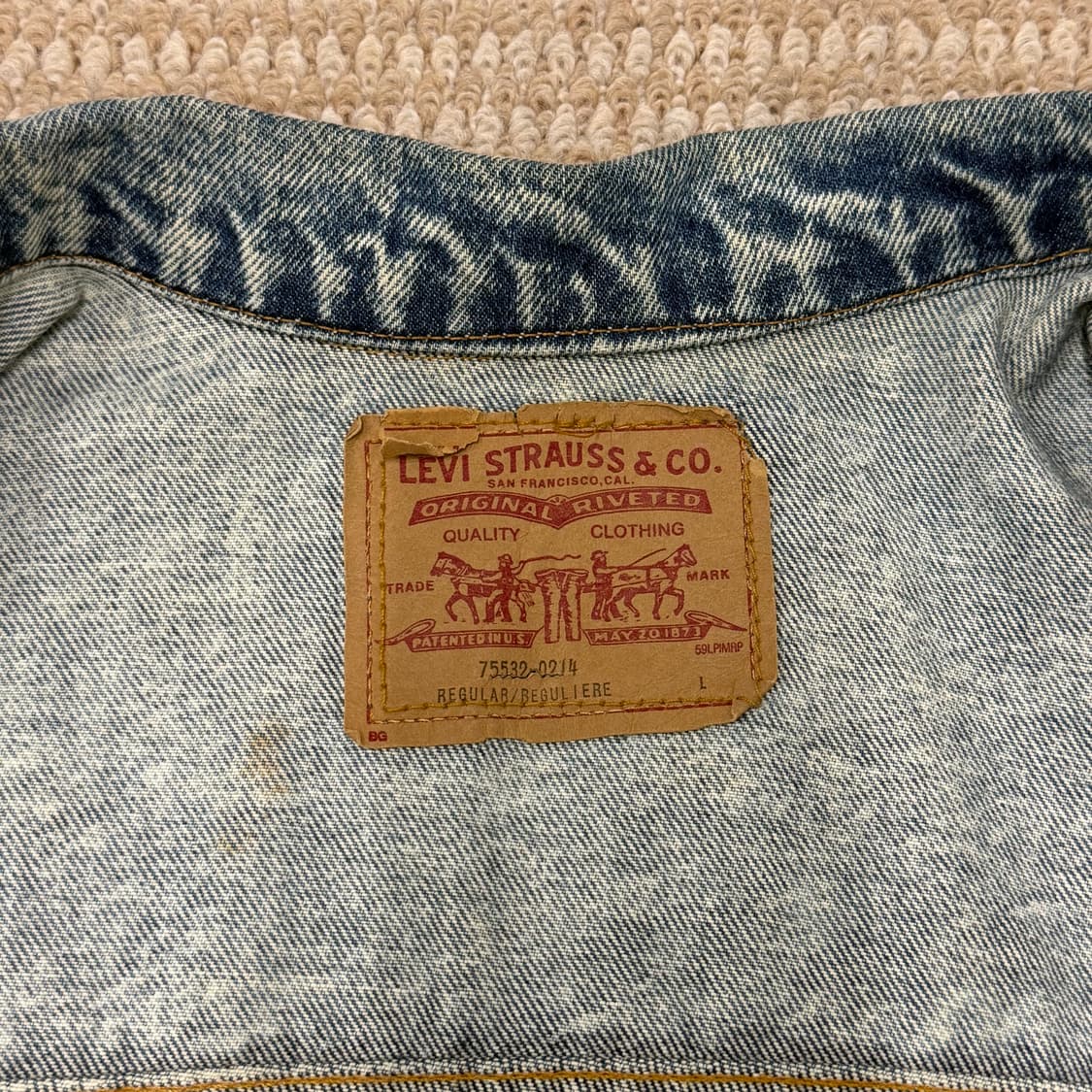 리바이스 75532-0214 데님 트러커 자켓 Canada 상품이미지6