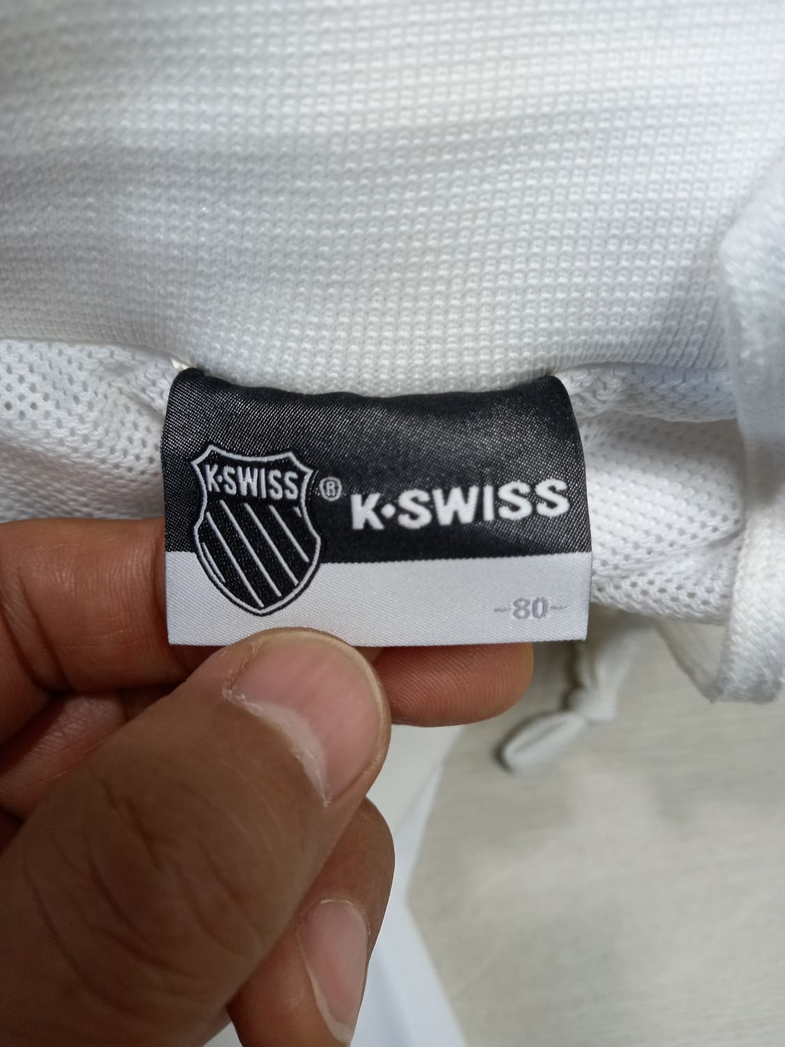 28 K-SWISS 봄여름용 밴딩 트레이닝하의 화이트 28-939 상품이미지6