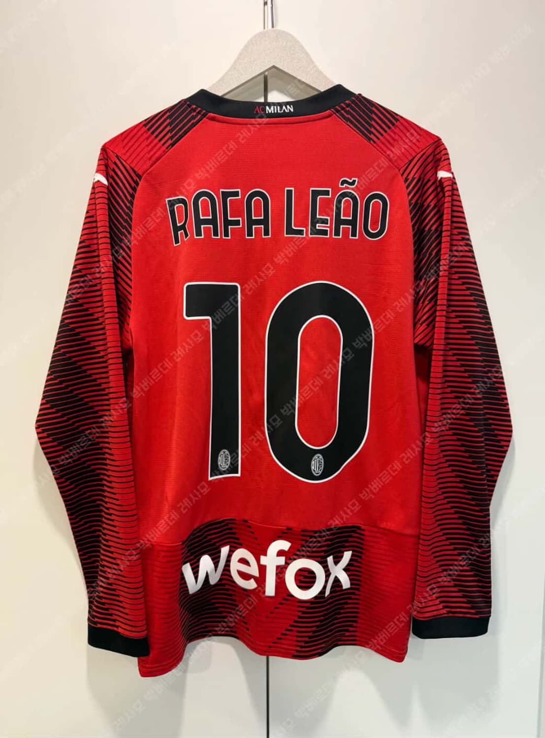 Ac밀란 레앙 어센틱 긴팔 축구유니폼 M 상품이미지2