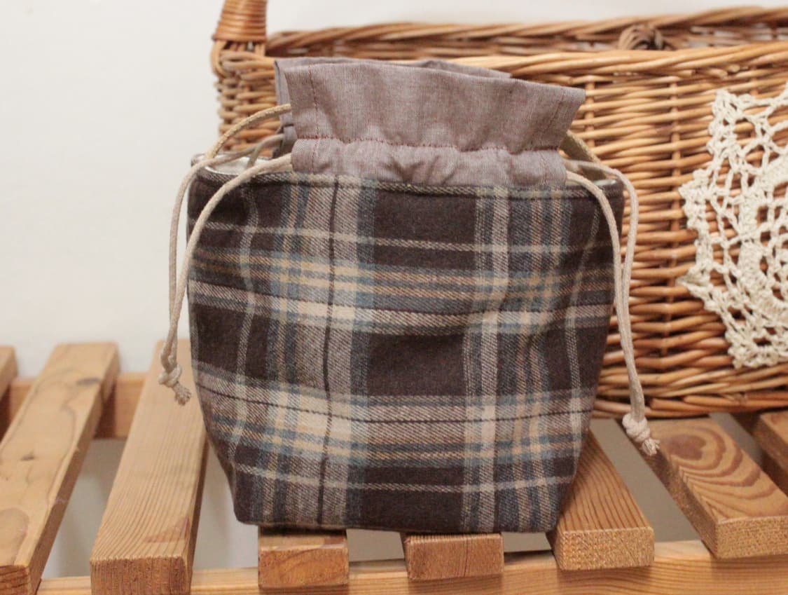 핸드메이드 손잡이 파우치 상품이미지6