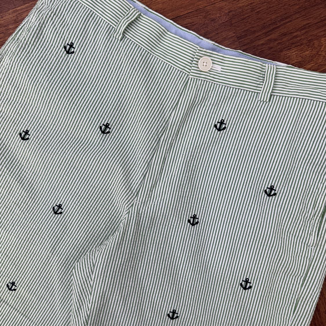 34 브룩스브라더스 시어서커 스트라이프 반바지 팬츠  상품이미지3