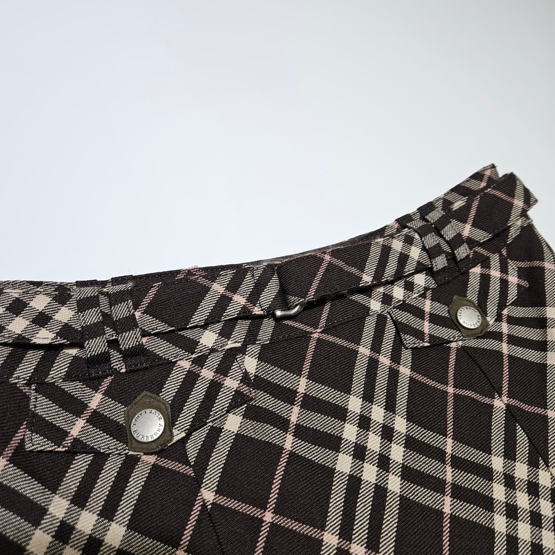버버리 체크 스커트[36] 상품이미지3