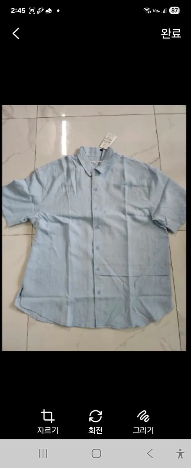 (새제품)남성셔츠 100.105 상품이미지3