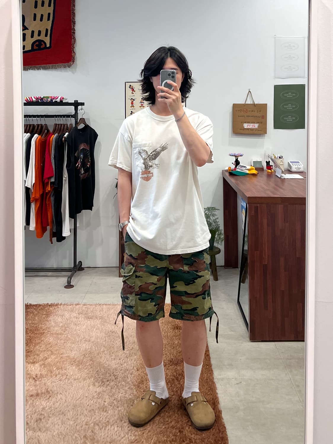 Polo RL 폴로 랄프로렌 카모플라쥬 컴뱃 카고 하프 팬츠 상품이미지2