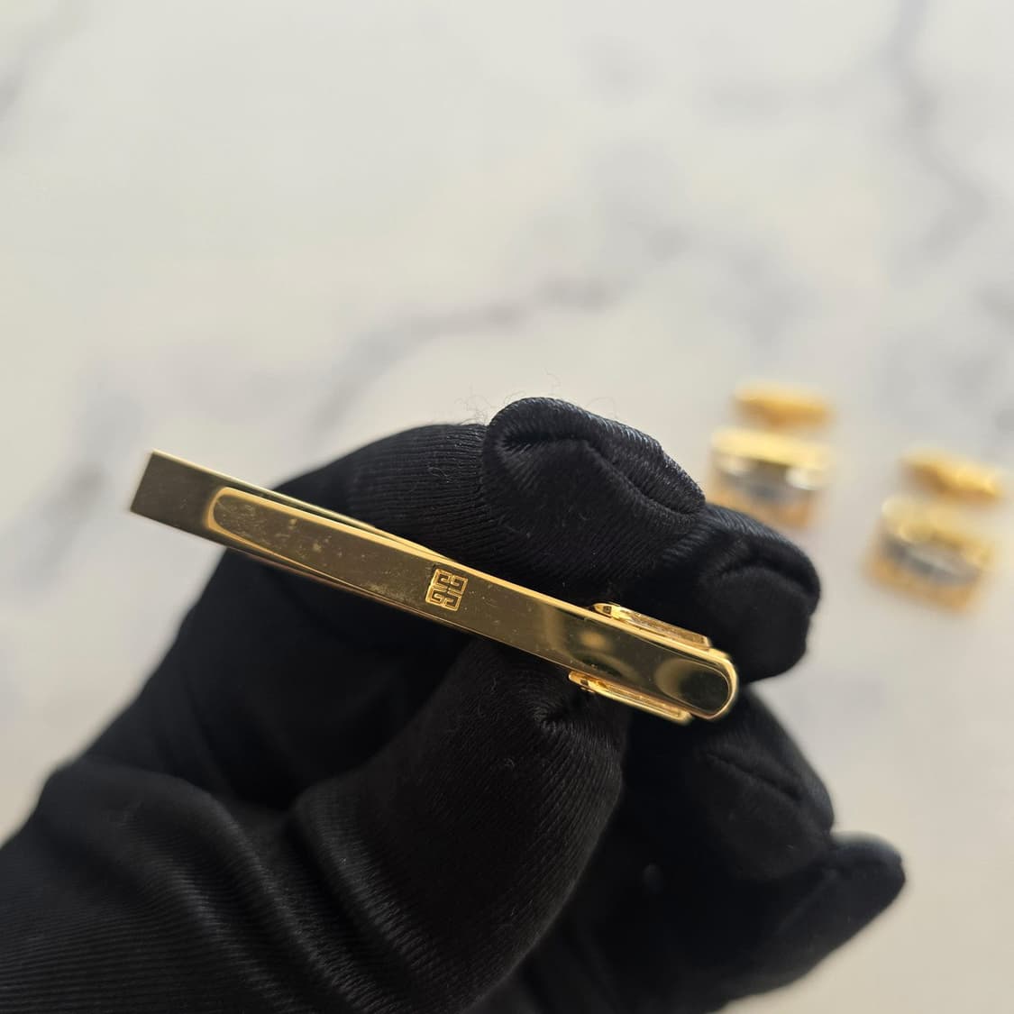 지방시 정품 명품 넥타이핀,커프스세트 5.2cm A+등급  J4
 상품이미지5