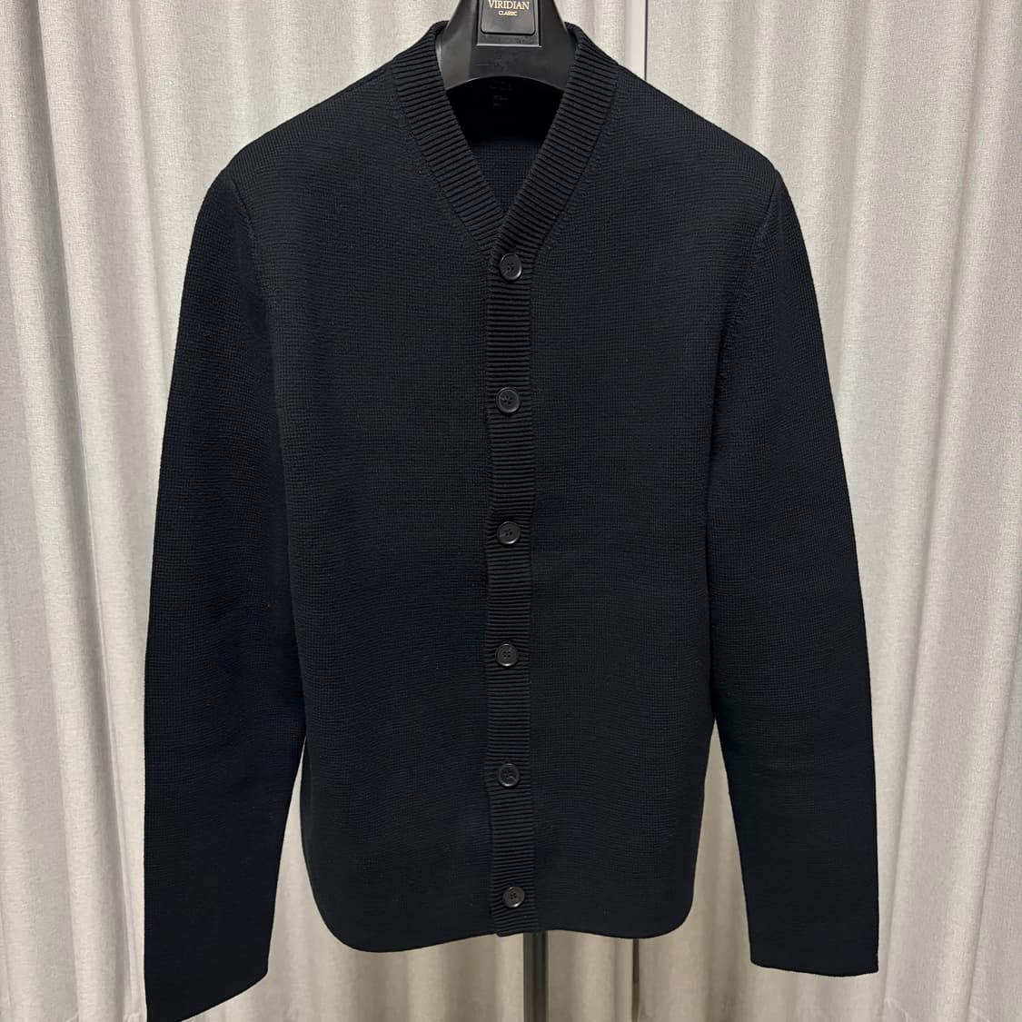 코스 레귤러핏 울 가디건 블랙 M 상품이미지4