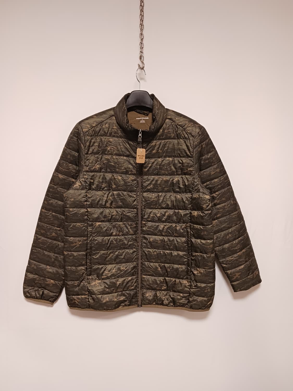 아마존 어센셜 카모 경량패딩 상품이미지1