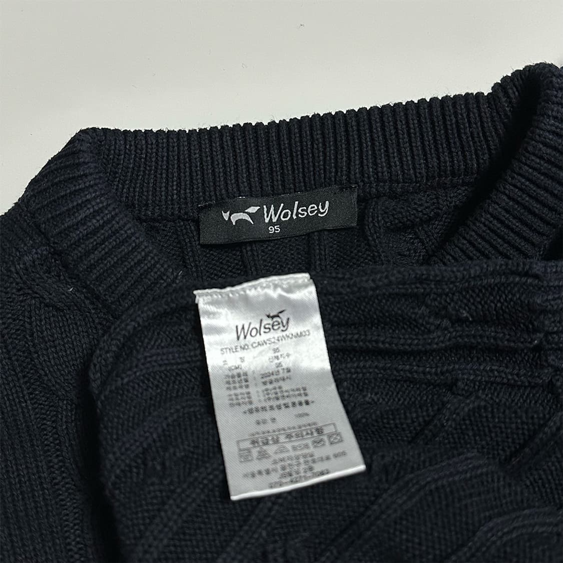 wolsey 케이블 니트(95) 상품이미지4