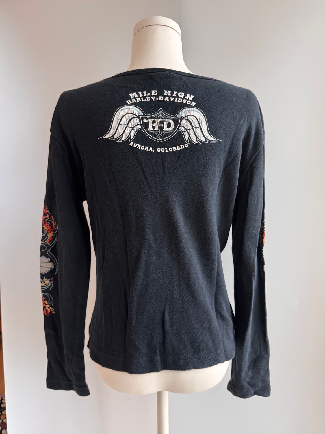 Harley Davidson 빈티지 프린팅 롱슬리브  상품이미지3