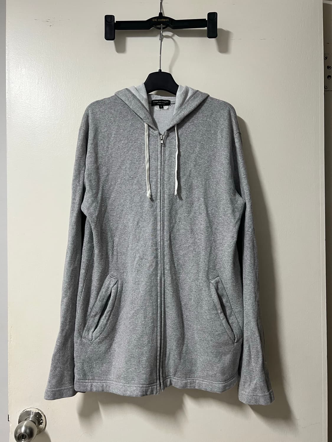 꼼데가르송 옴므 플러스 그레이 후드 집업 AD 2010 상품이미지1