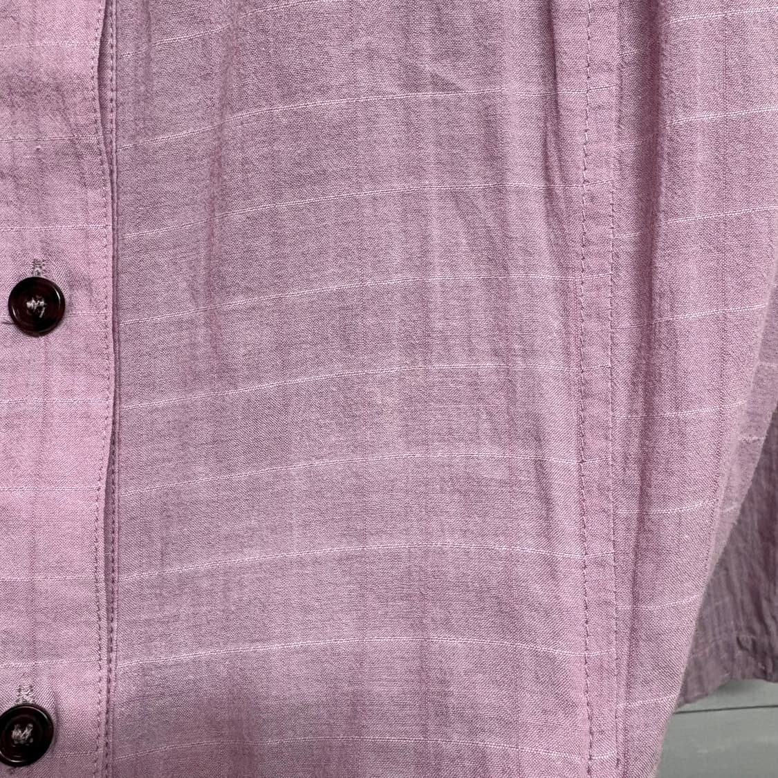 라벤더 긱시크 코튼 셔링 체크 셔츠 자켓 JPN 상품이미지3