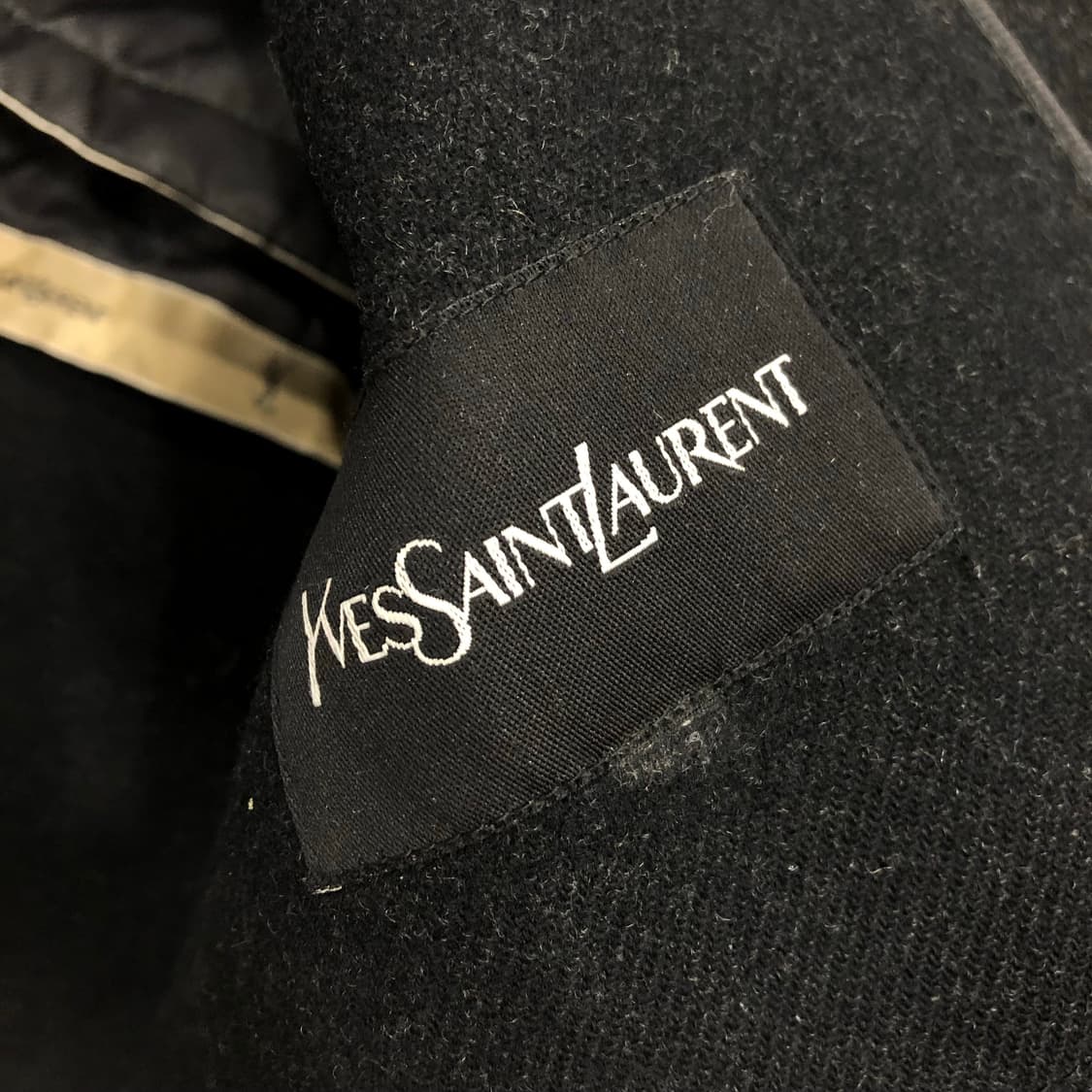 입생로랑 아카이브 울 미니멀 코트 상품이미지7