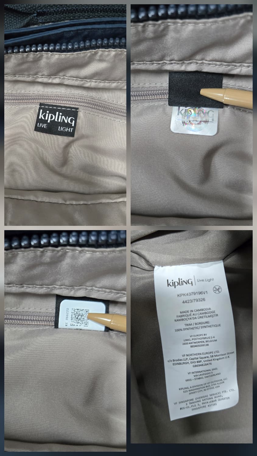 키플링 토트백 ELYSIA-BLUE BLEU2 엘리시아 네이비 상품이미지9