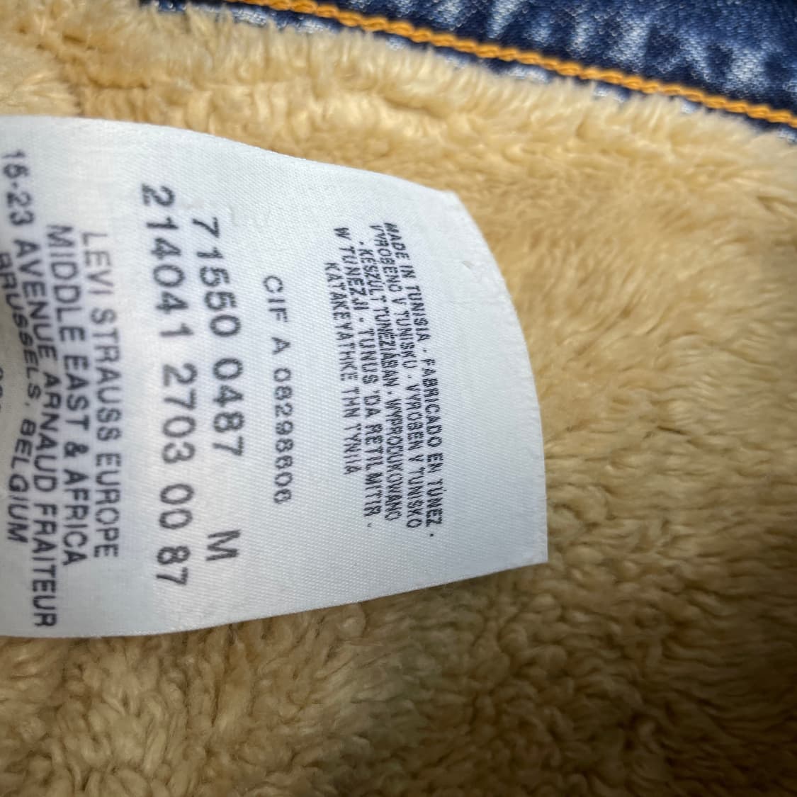 리바이스 데님 쉐르파 트러커 자켓 M 상품이미지6