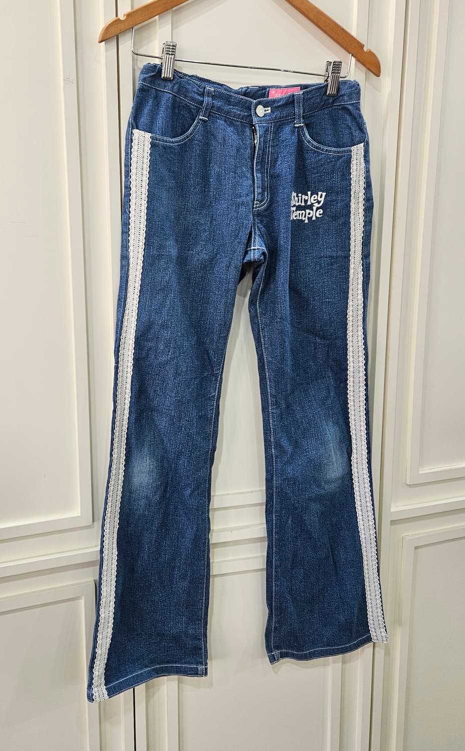 셜리템플 레이스 데님 팬츠 상품이미지2