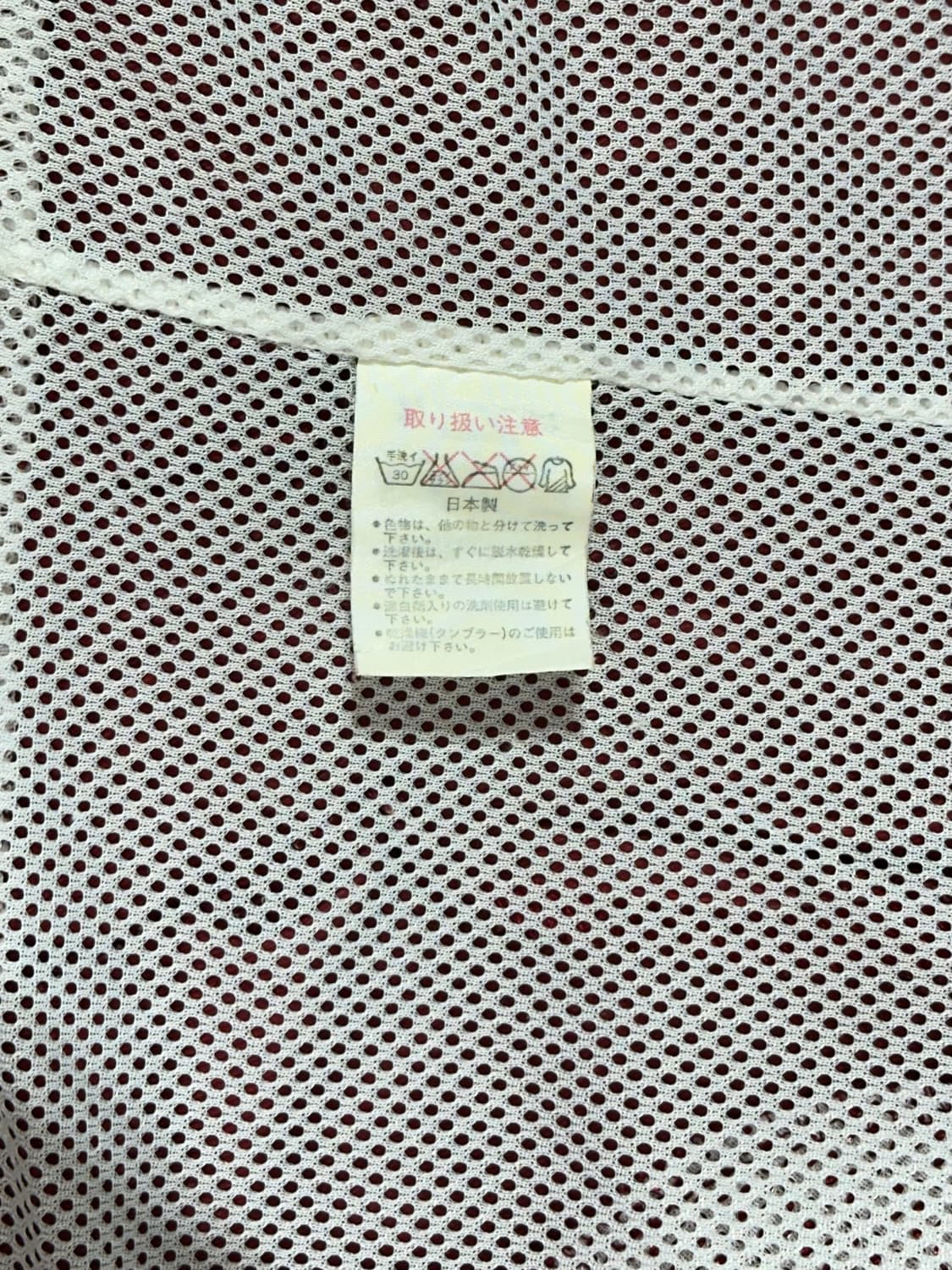 아식스 버건디 올드스쿨 사이드 라인 오버핏 바람막이 자켓 상품이미지8