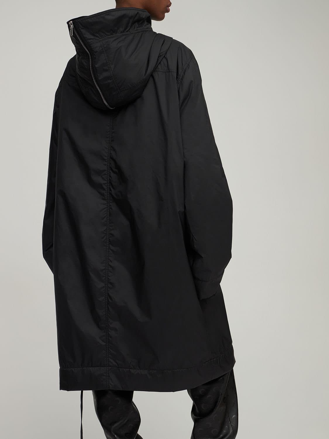 Rick Owen Drkshdw Long Parka Coat 상품이미지4