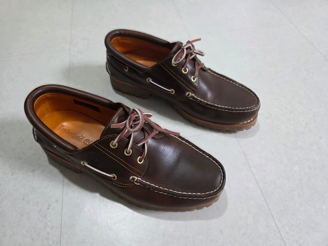 팀버랜드 3아이 보트 슈즈 브라운 290 상품이미지1