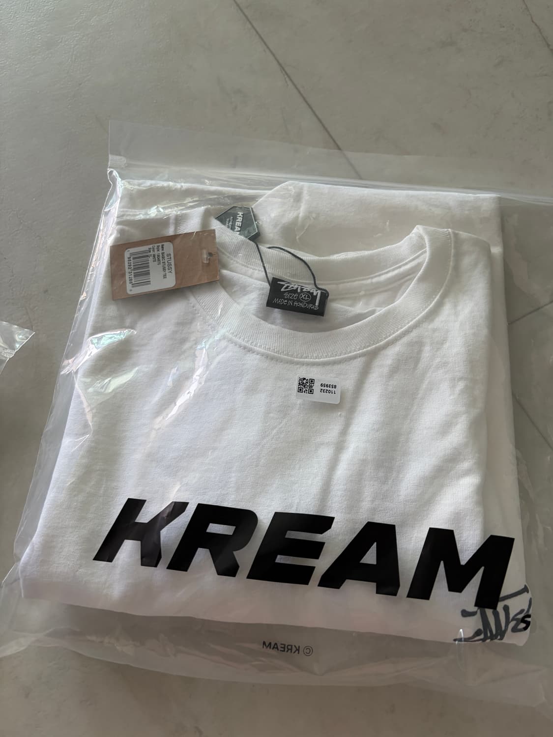 스투시 베이직 스투시 티셔츠 화이트  상품이미지3