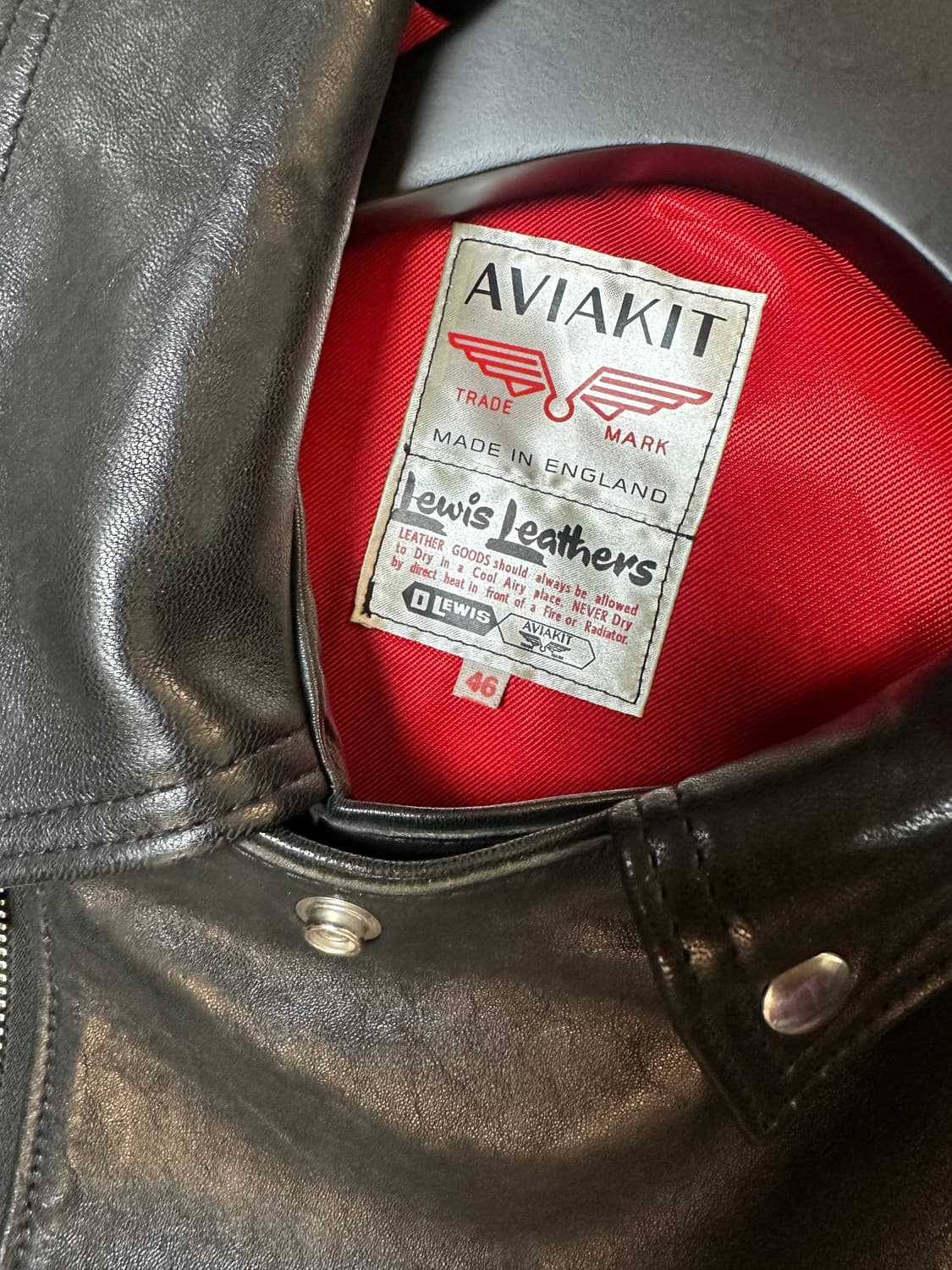 Lewis Leathers Riding Jacket Sheep Skin 상품이미지4