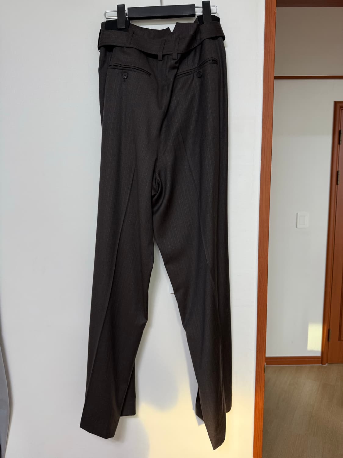 노이어 벨티드 투턱 와이드 슬랙스 50 상품이미지7