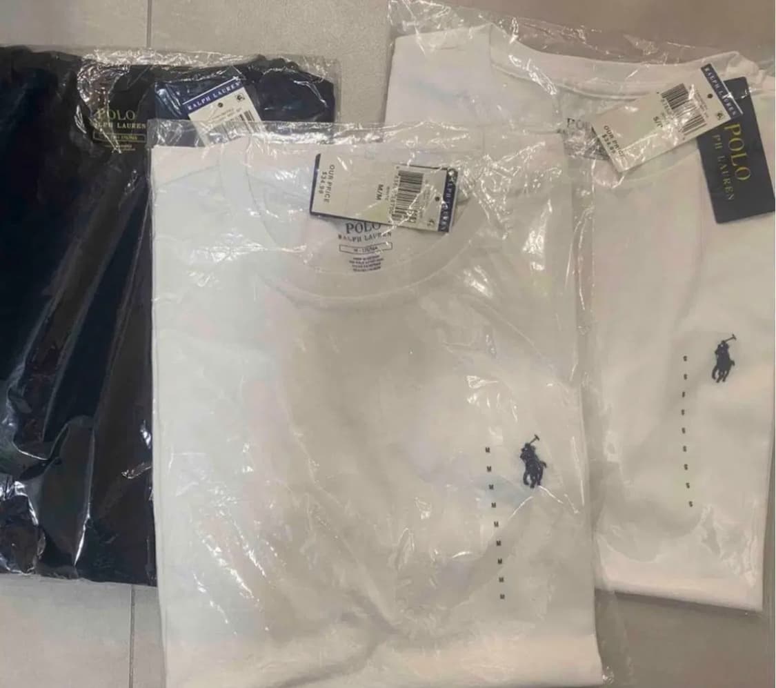 (정품/새상품)폴로 반팔 티셔츠 블랙/화이트/네이비 상품이미지1