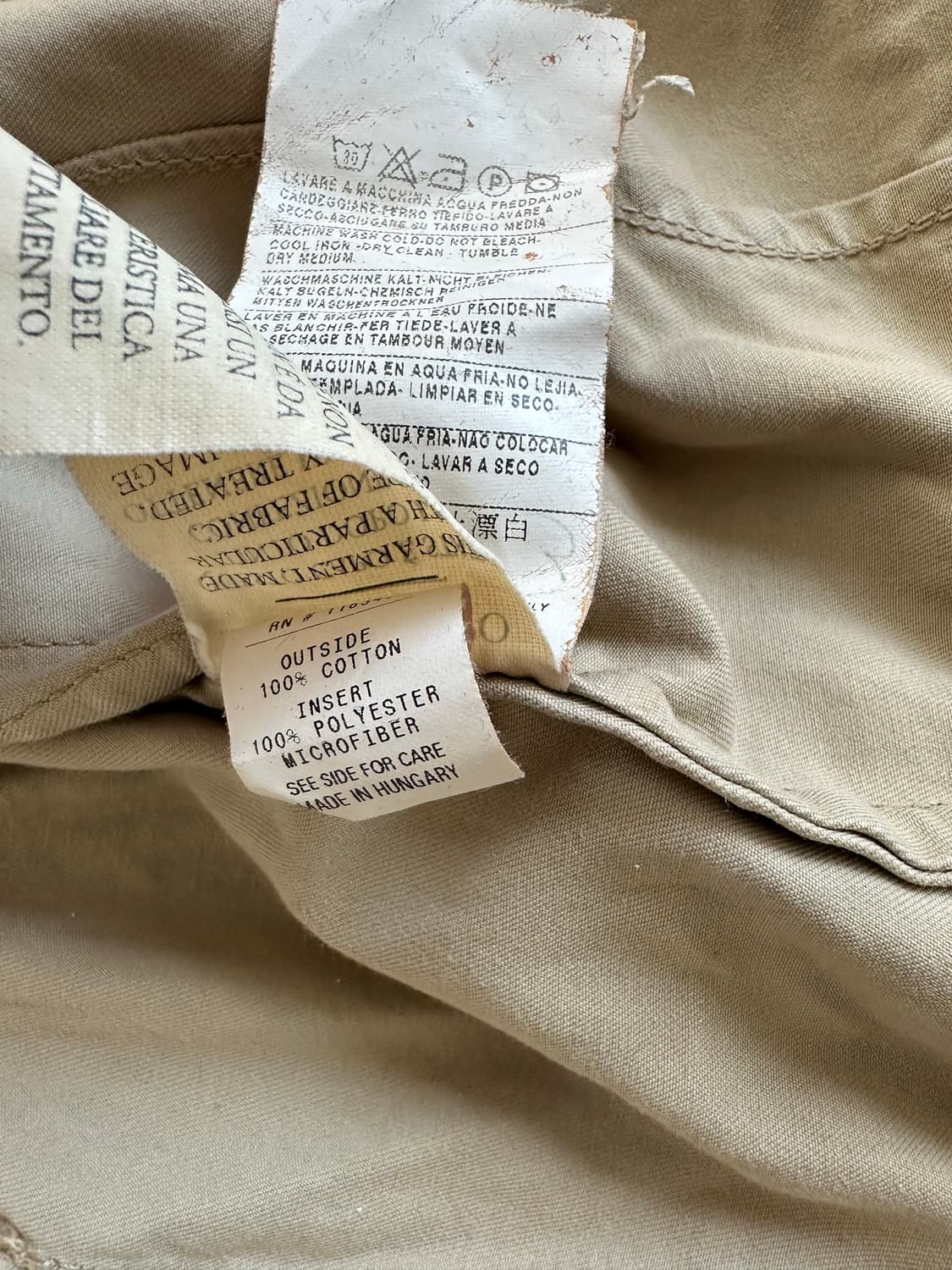 몽클레어 유틸리티 베이지 워크자켓 상품이미지9