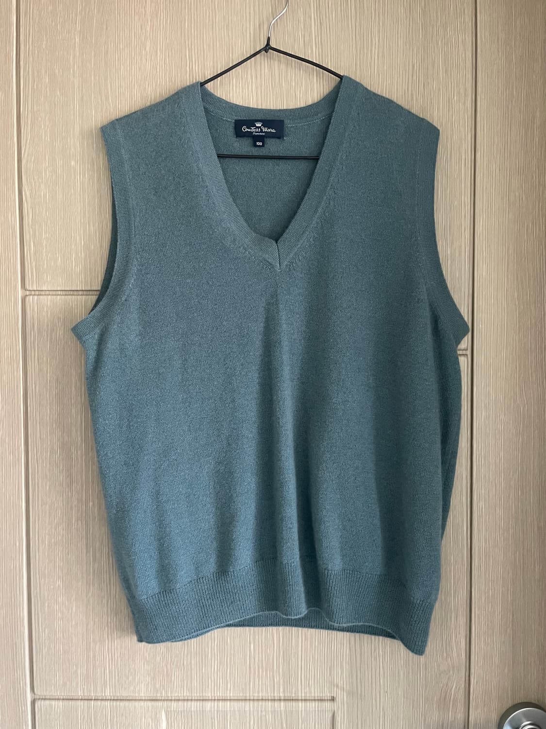 캐시미어100 청록 모리걸 하구미 베스트 상품이미지1