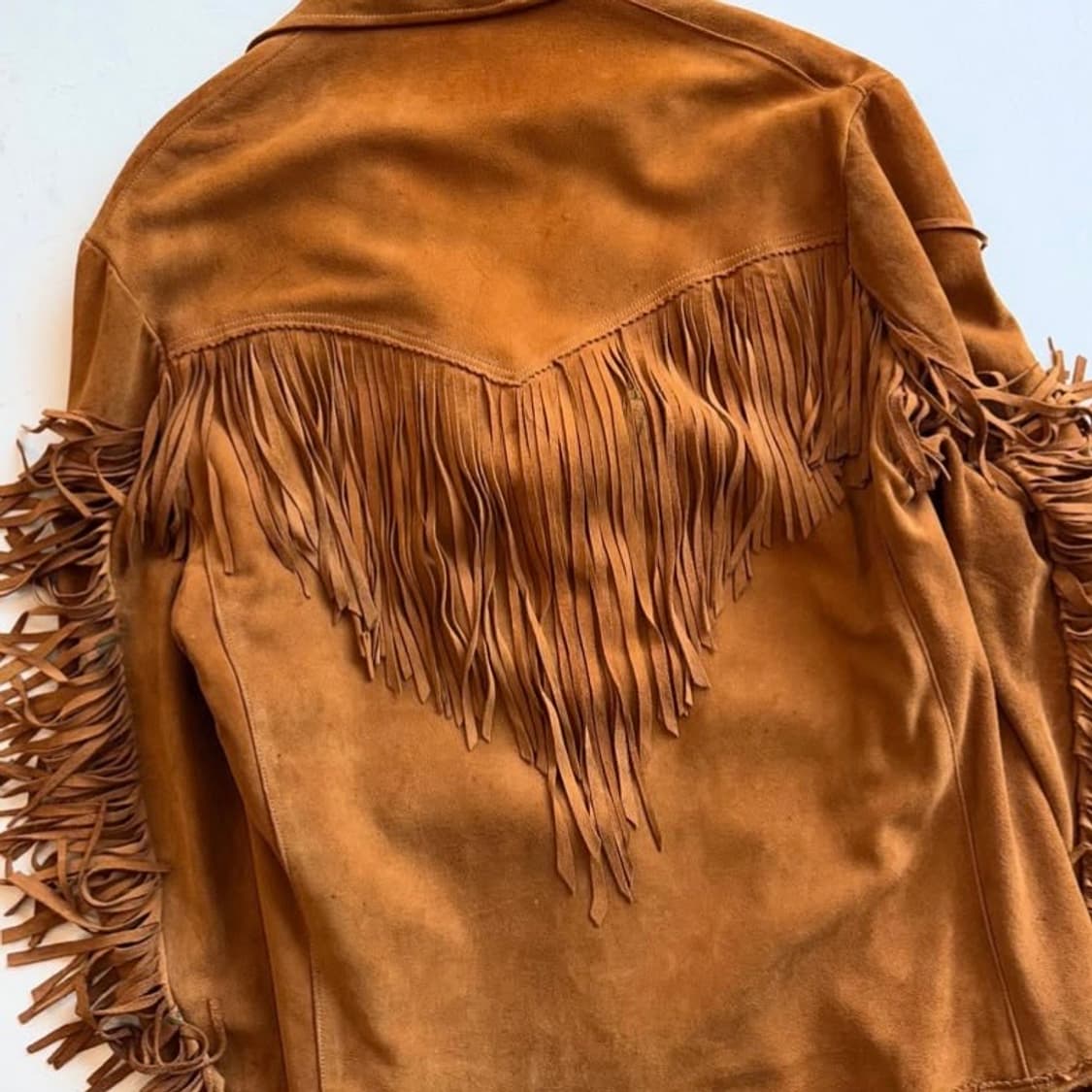 70년대 웨스턴 프린지 스웨이드 자켓 상품이미지6