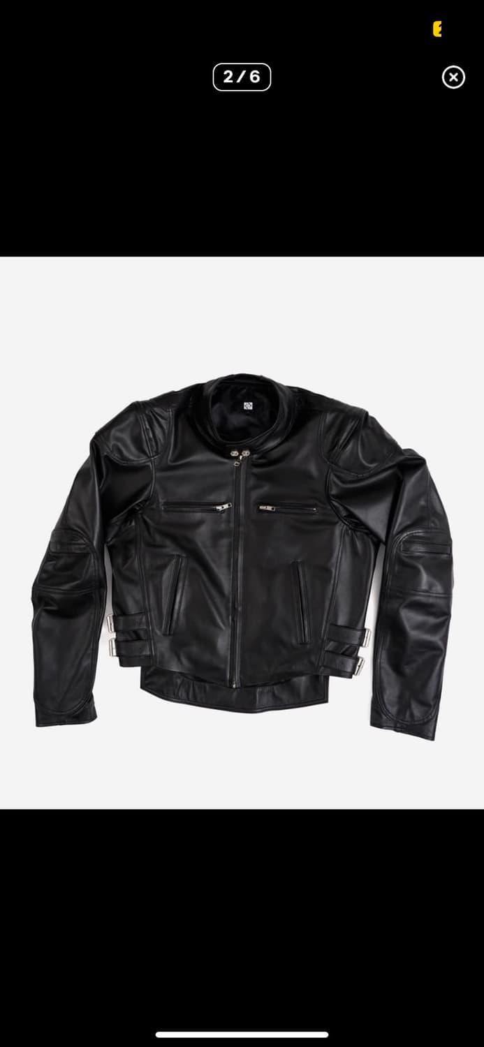 2)Sundayoffclub 램스킨 레더 자켓 상품이미지3