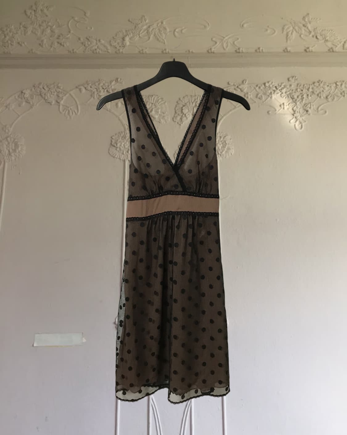 vintage see-through dot one-piece 상품이미지6