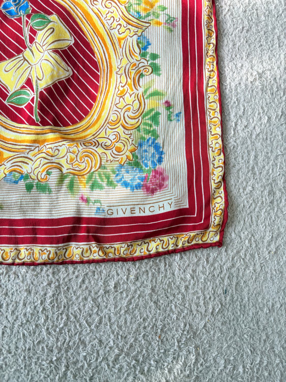 [정품] 빈티지 지방시 GIVENCHY 실크 스카프 상품이미지2