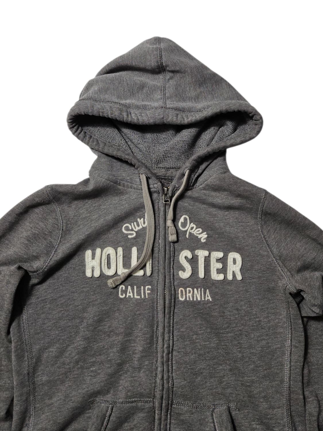 홀리스터 스펠아웃 로고 후드집업 M 딱붙 여성 딱붙핏 상품이미지2