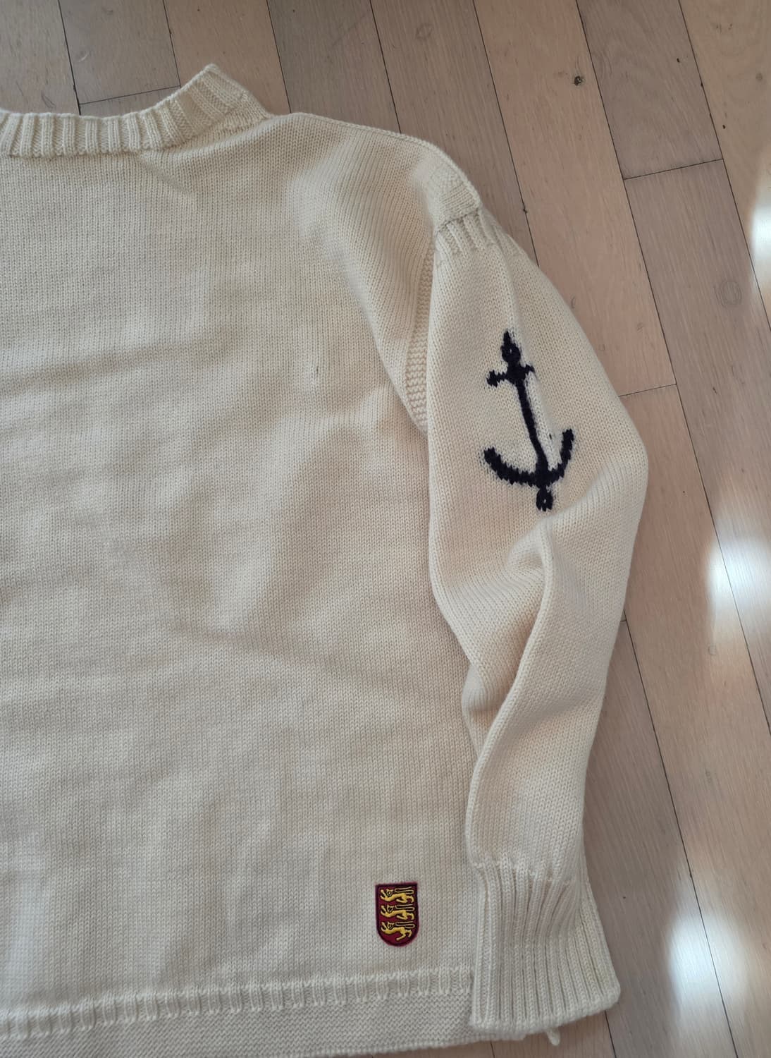 건지울른스 100% 퓨어울(양모) 스웨터105 상품이미지3