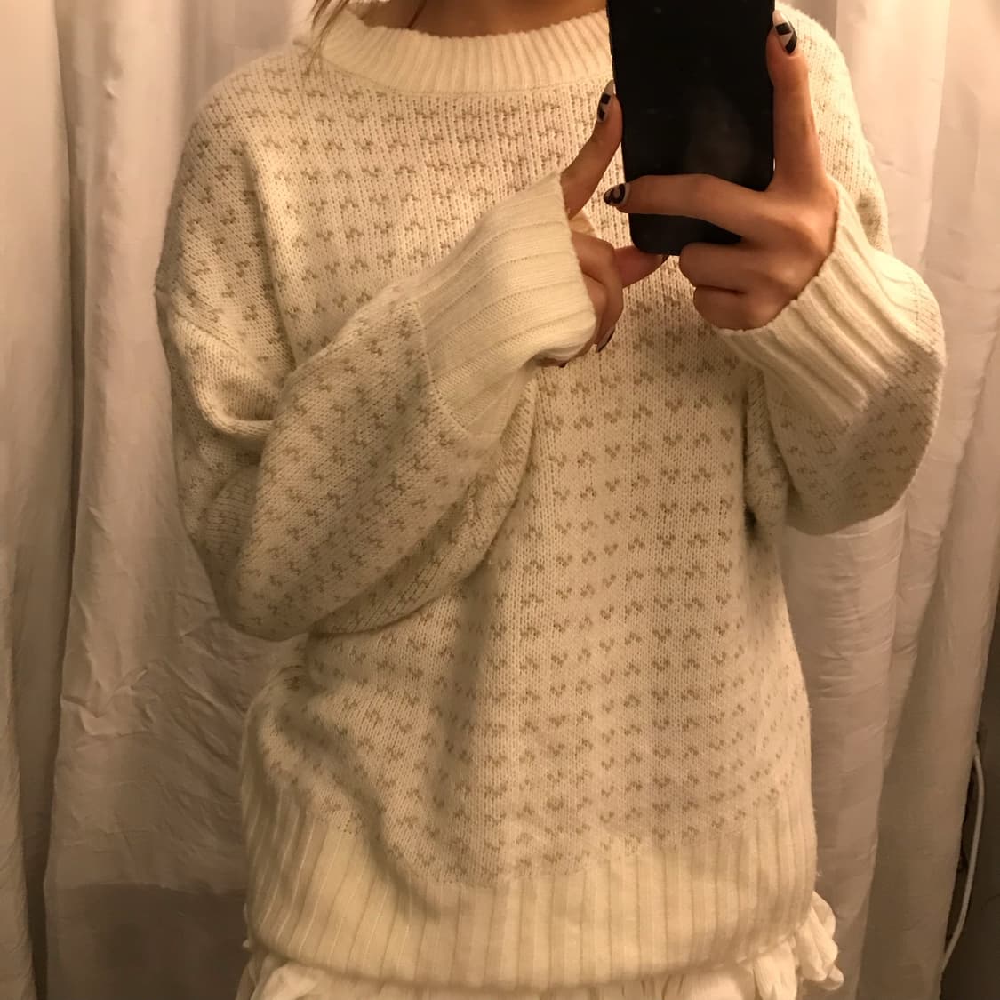 Shoo La Rue 하구미 모리걸 패턴 니트 상품이미지2