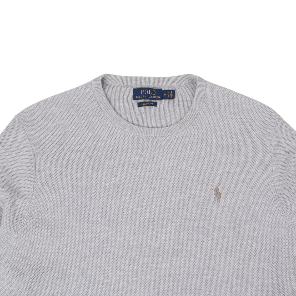 폴로 랄프로렌 피마코튼 라이트 그레이 니트 상품이미지2