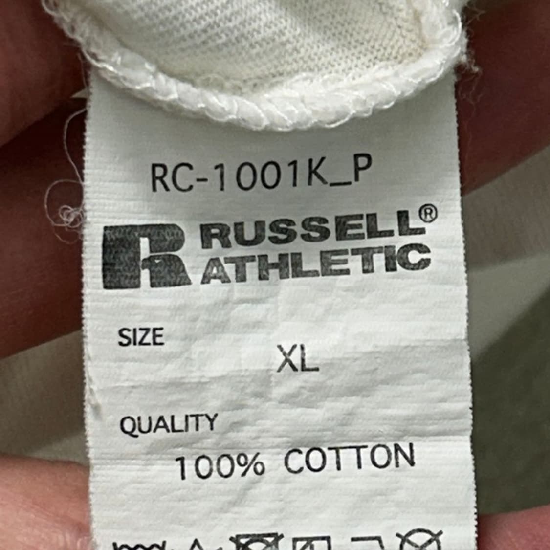 RUSSELL ATHLETIC 클래식 로고 반팔티 XL 상품이미지7