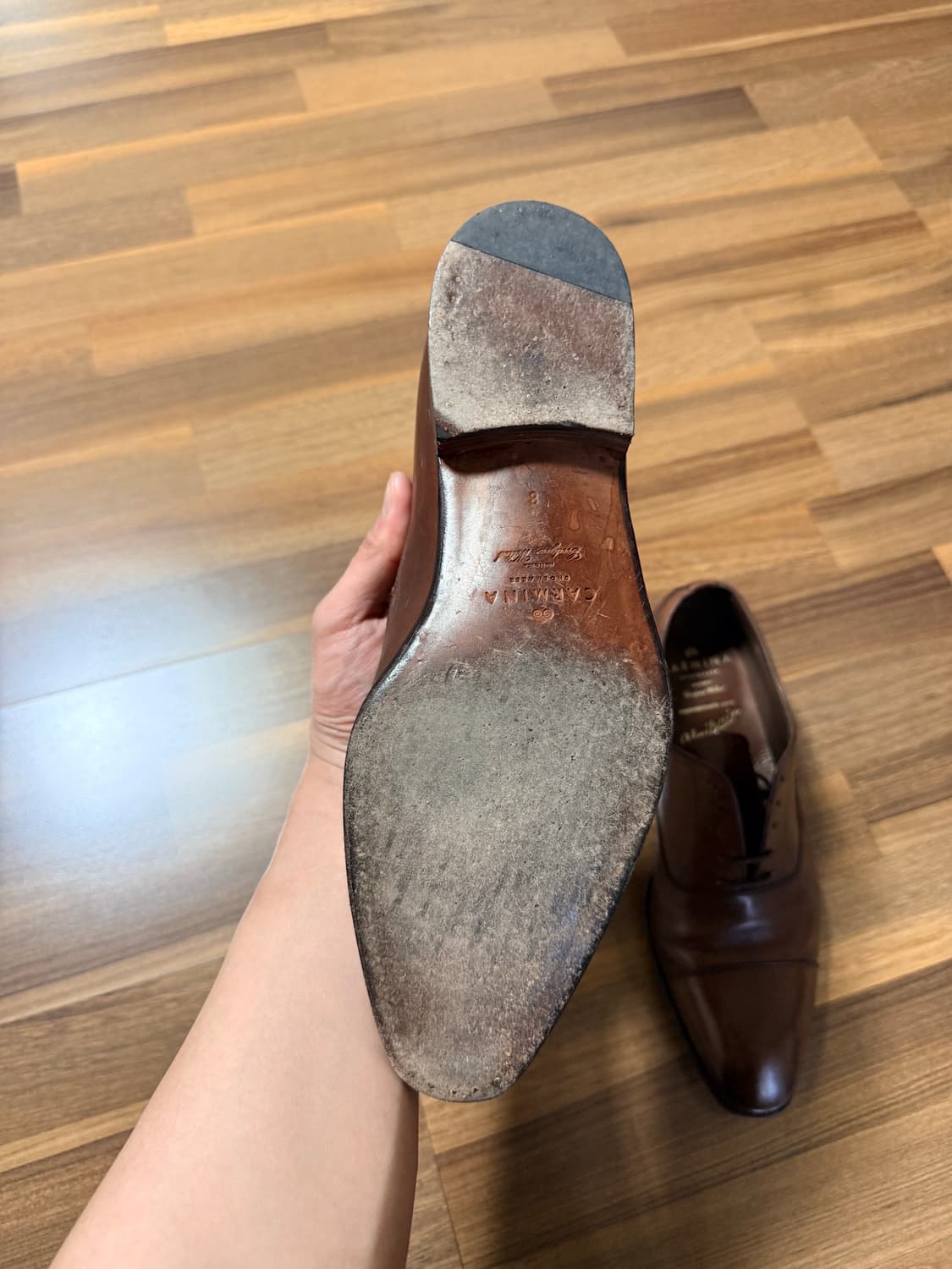 까르미나 옥스포드 마룬색상 상품이미지3