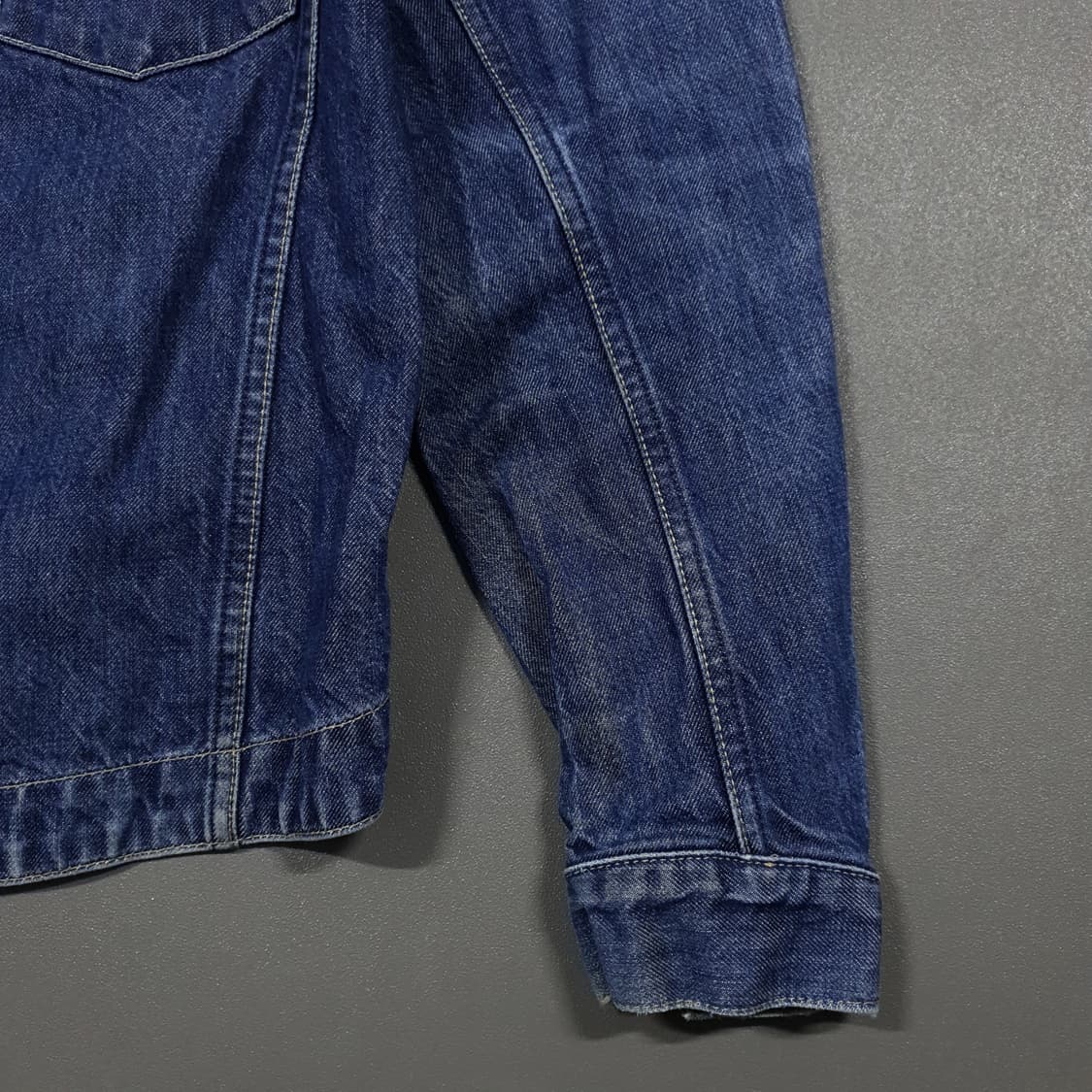 90s 리바이스 LEJ 1세대 엔지니어드 진 데님 트러커 청자켓 M 희귀 상품이미지4