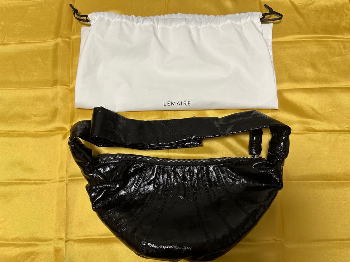 르메르 범백 코티드 린넨 스몰 블랙 상품이미지2