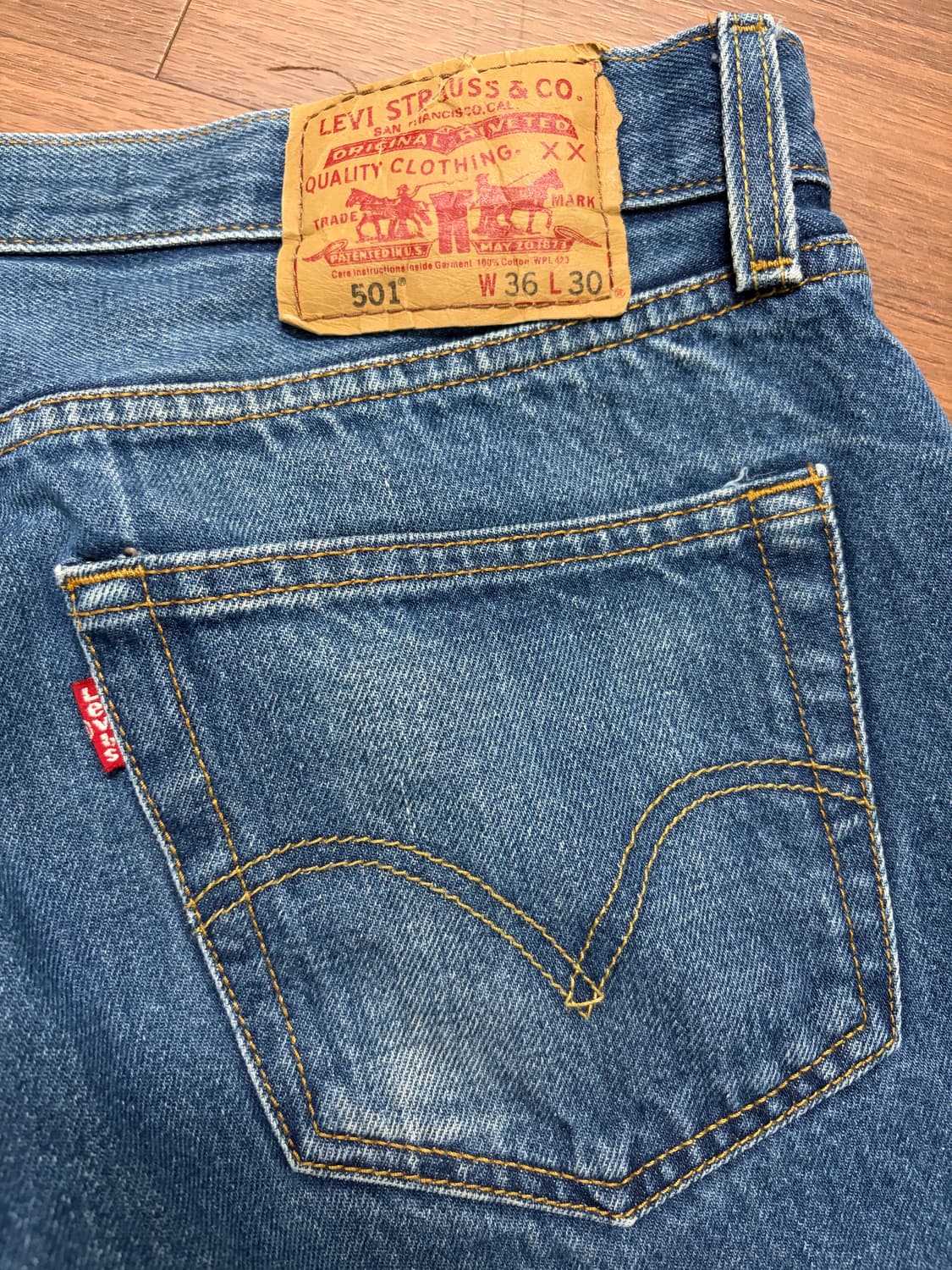 빈티지 리바이스 501 턱수선 W36 L30 상품이미지3